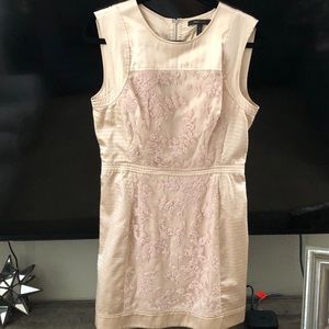 BCBG Gold Shift Dress
